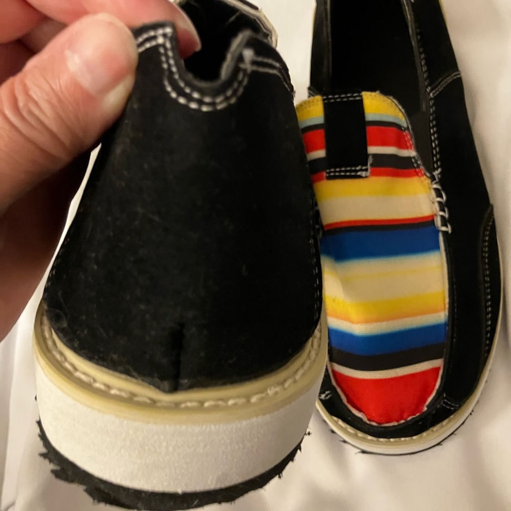 4/$20 Suede & Canvas Slip One - Picture 4 of 4